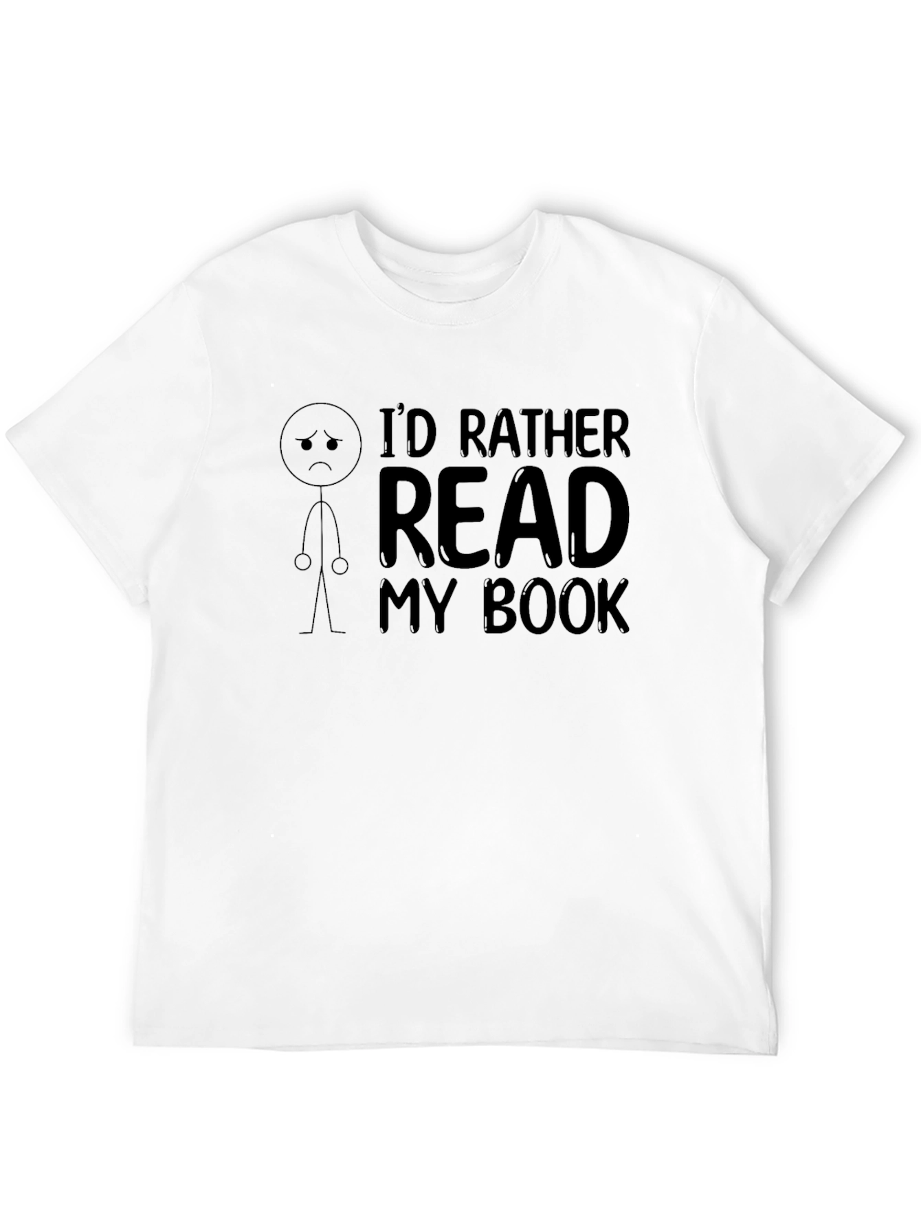 Id Rather Read My Book Graphic T-Shirt