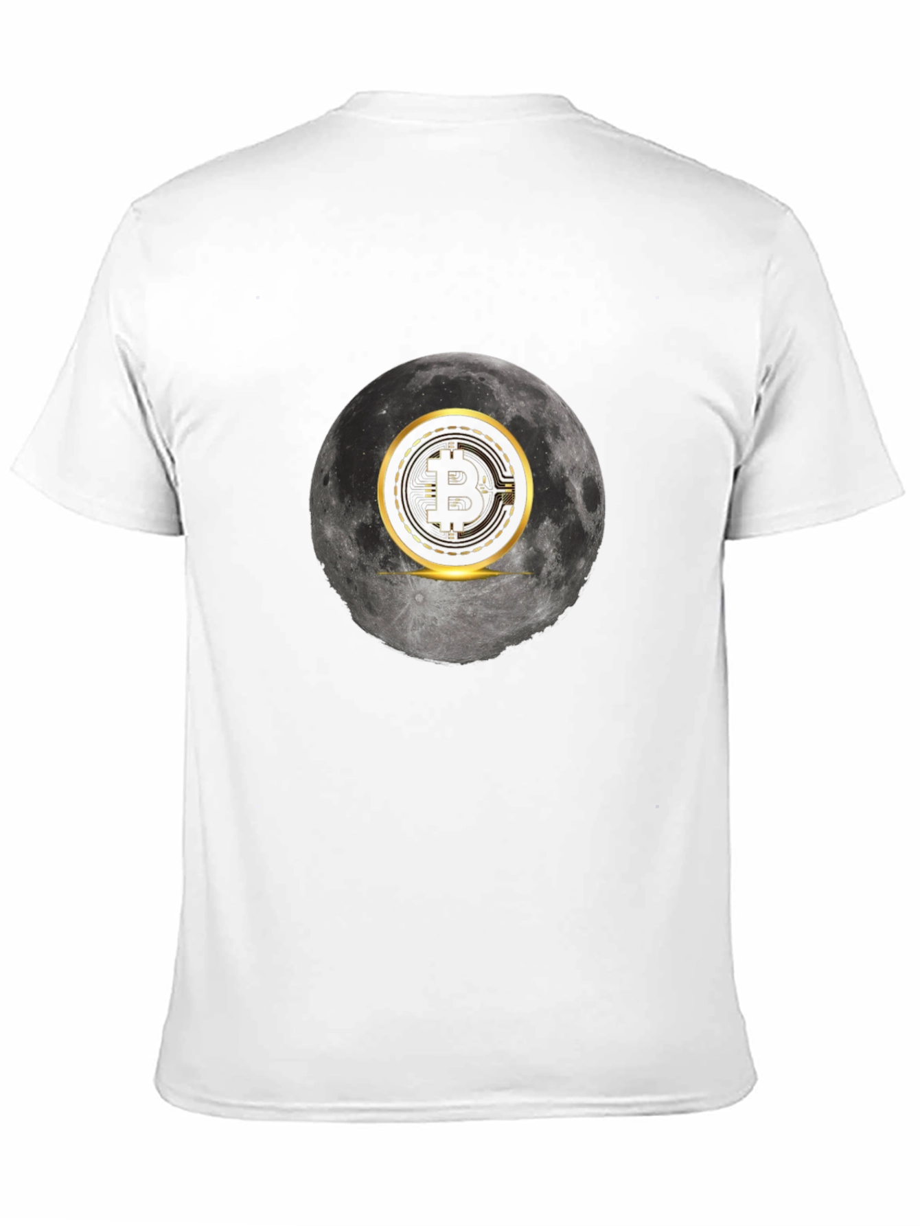 Bitcoin Moon Graphic Tee - Crypto Fashion