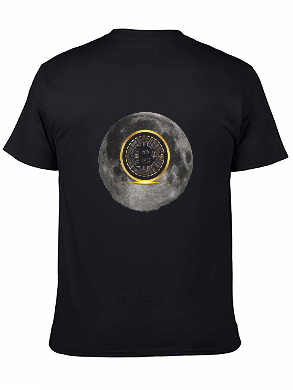 Bitcoin Moon Graphic Tee - Crypto Fashion