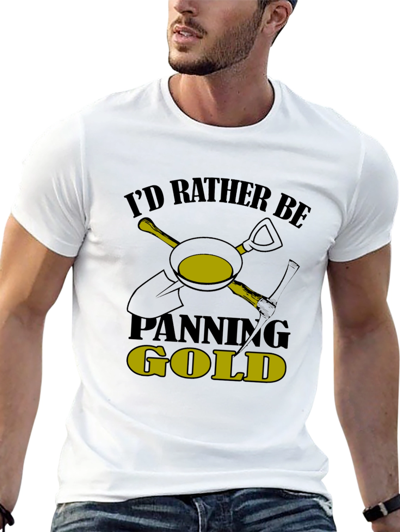 Id Rather Be Panning Gold T-Shirt