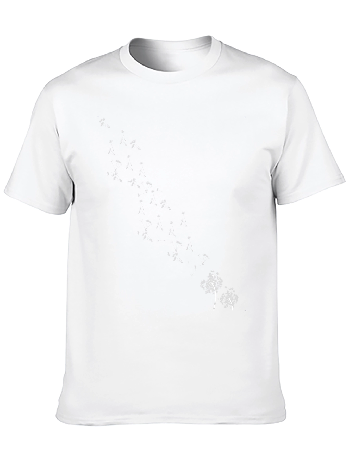 Dandelion Seed Graphic Black Tee