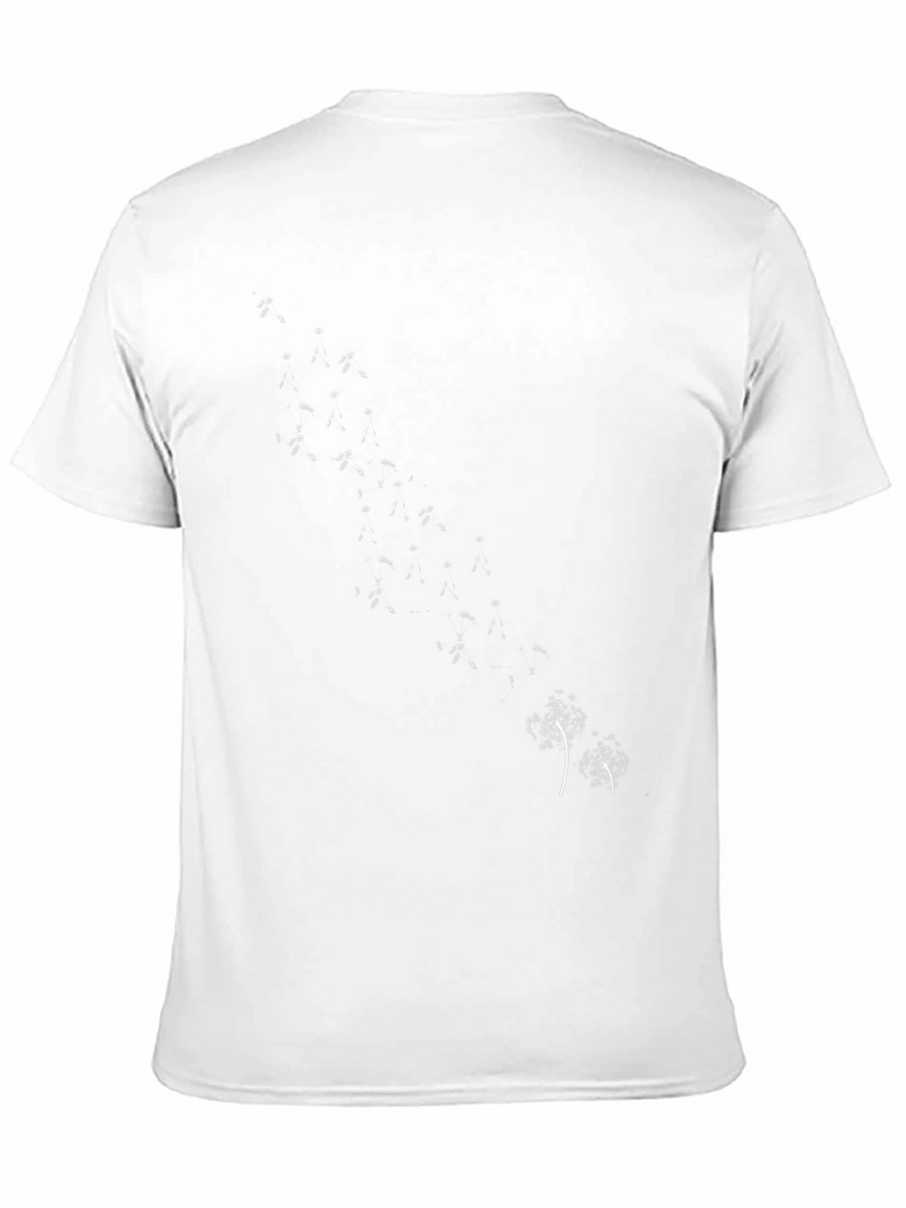 Dandelion Seed Graphic Black Tee