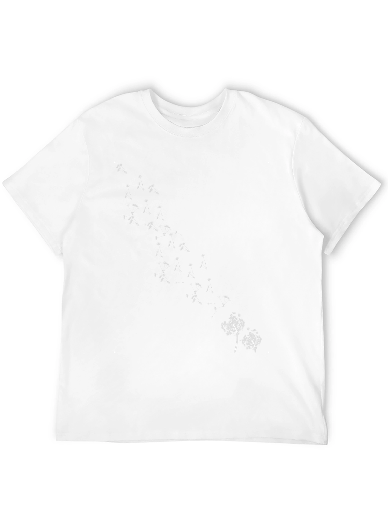 Dandelion Seed Graphic Black Tee
