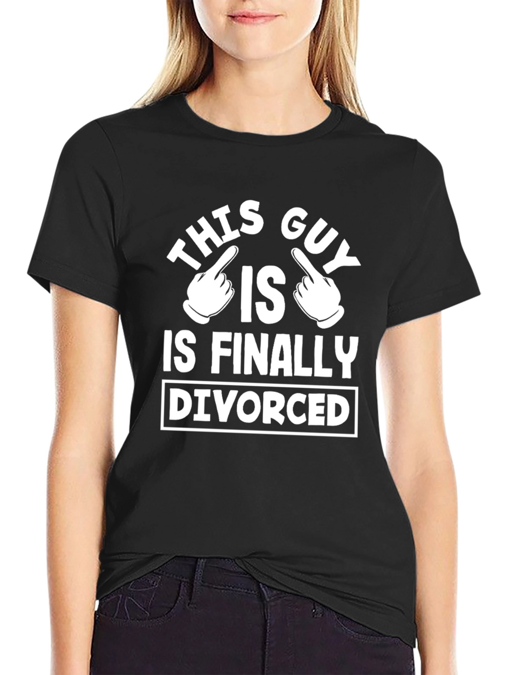 Finally Divorced Funny Graphic Tee Shirt
