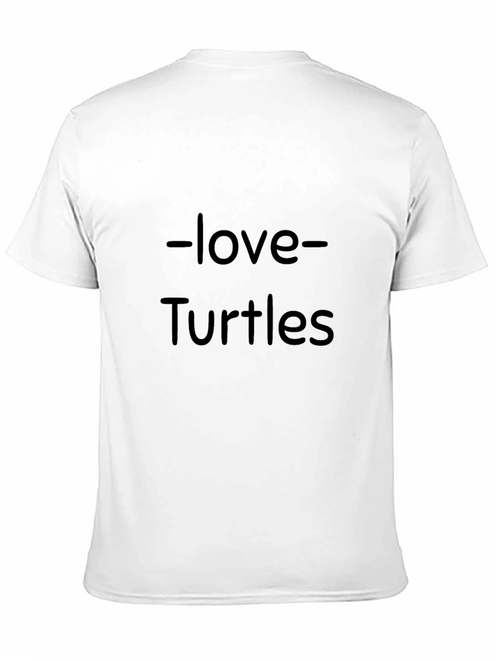 Love Turtles Graphic T-Shirt - Black Cotton Tee