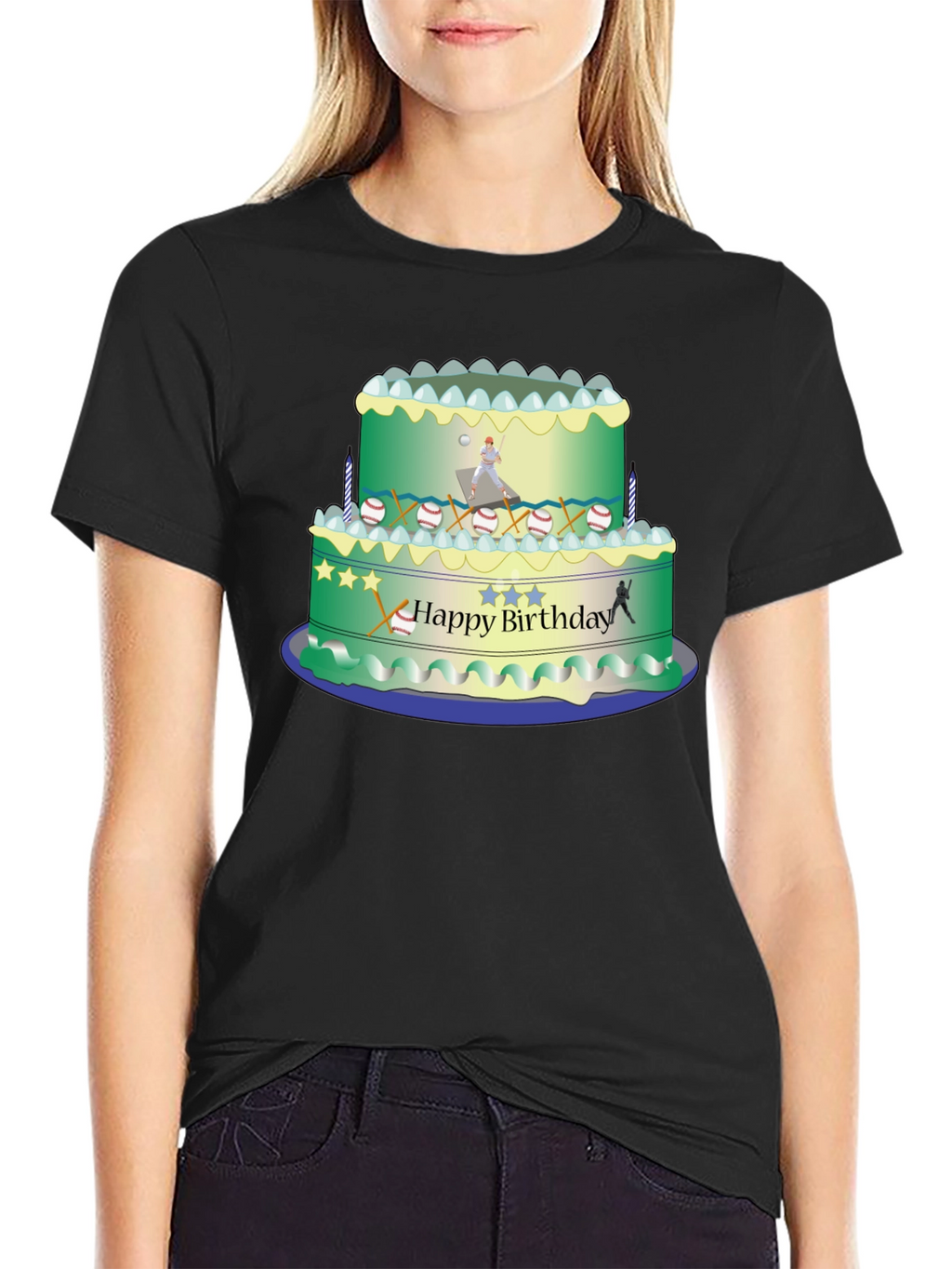 Baseball Birthday Cake T-Shirt