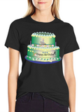 Baseball Birthday Cake T-Shirt