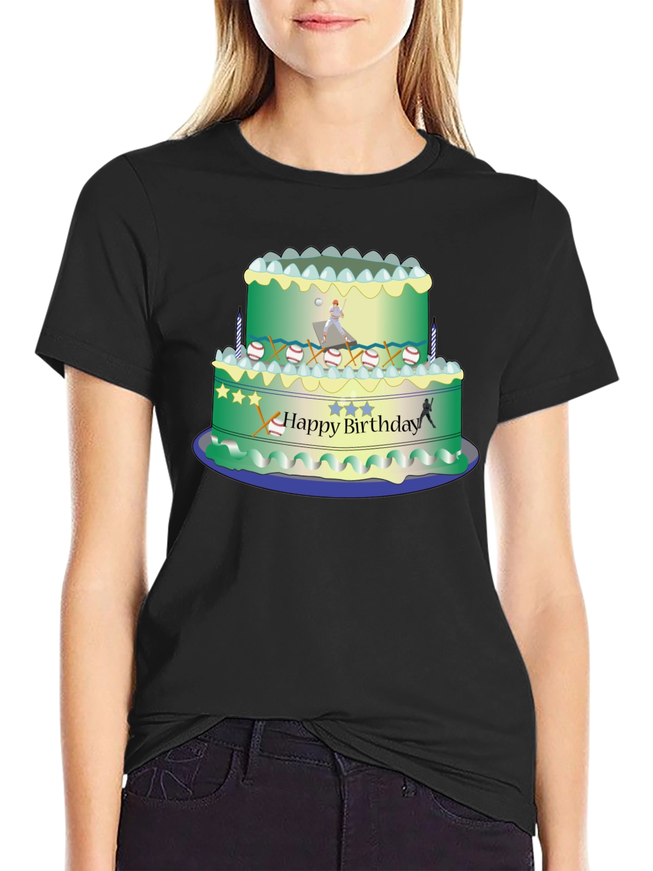 Baseball Birthday Cake T-Shirt