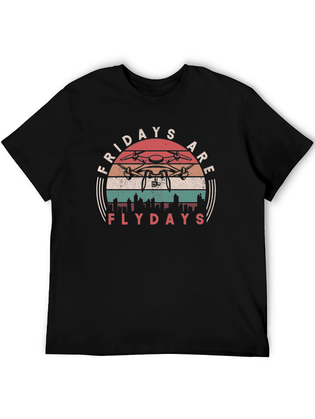 Fridays are Flydays Drone Graphic Tee