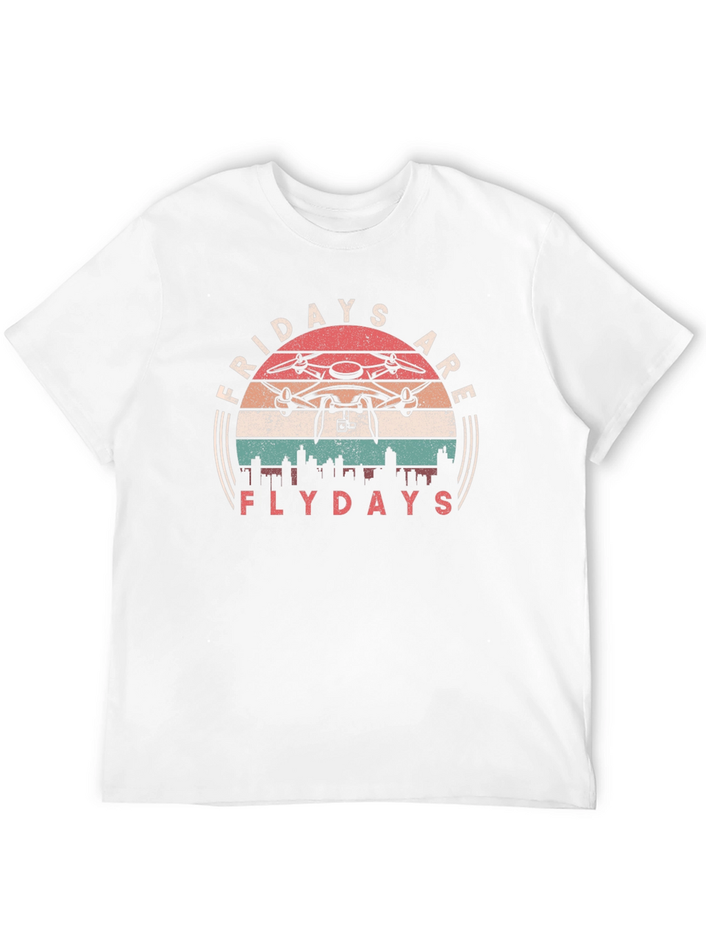 Fridays are Flydays Drone Graphic Tee