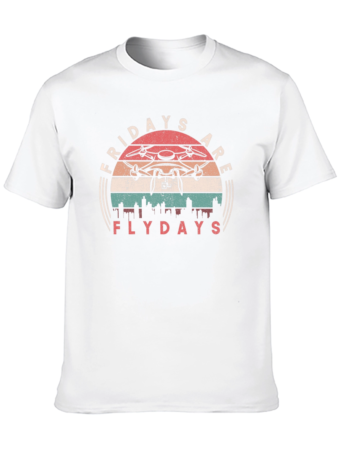 Fridays are Flydays Drone Graphic Tee