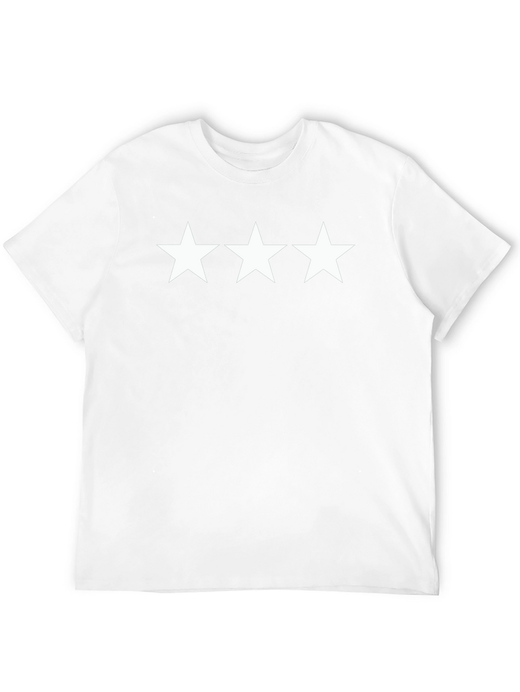Three Star Graphic Tee - Black