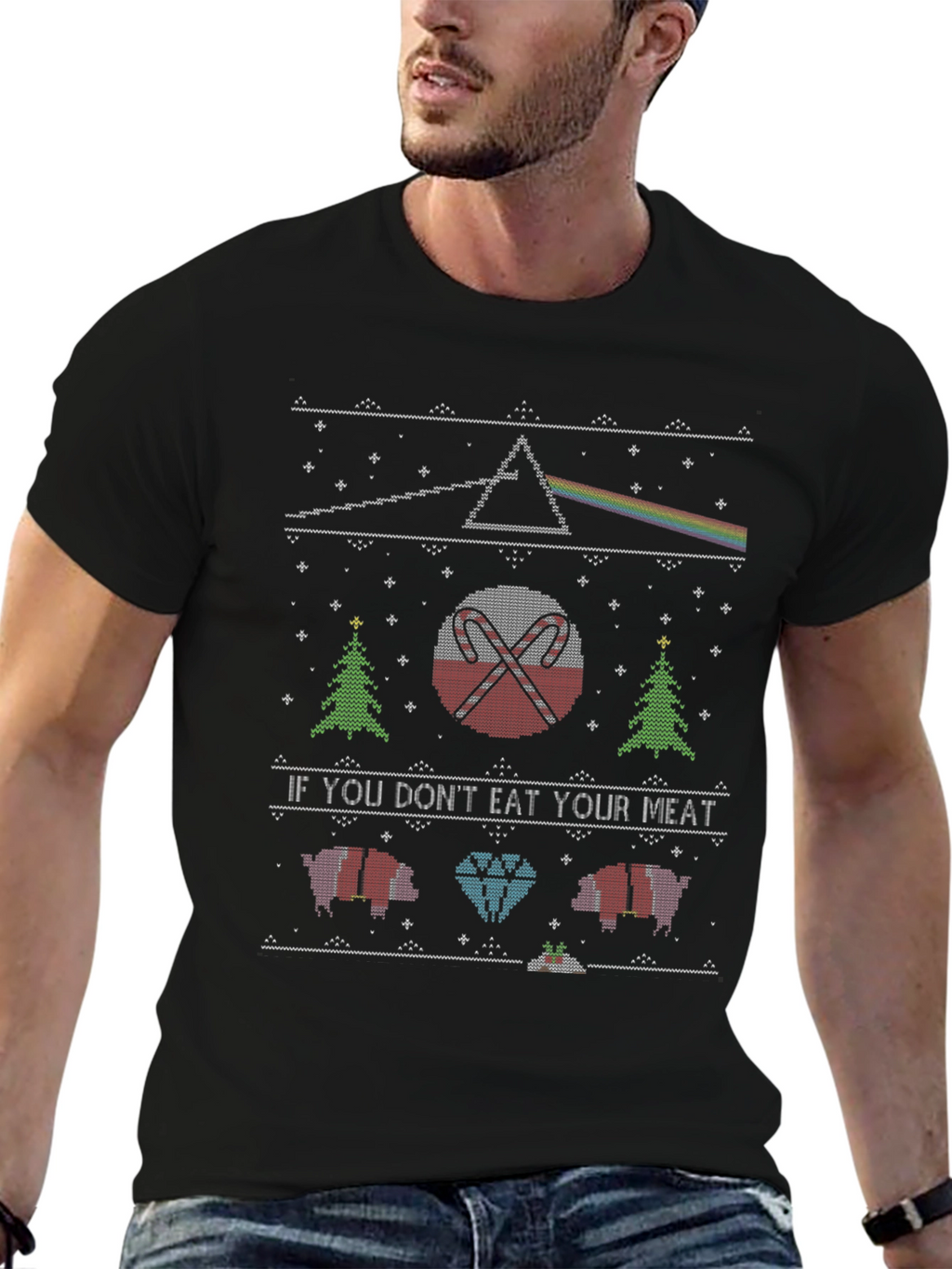 Pink Floyd Christmas Sweater T-Shirt
