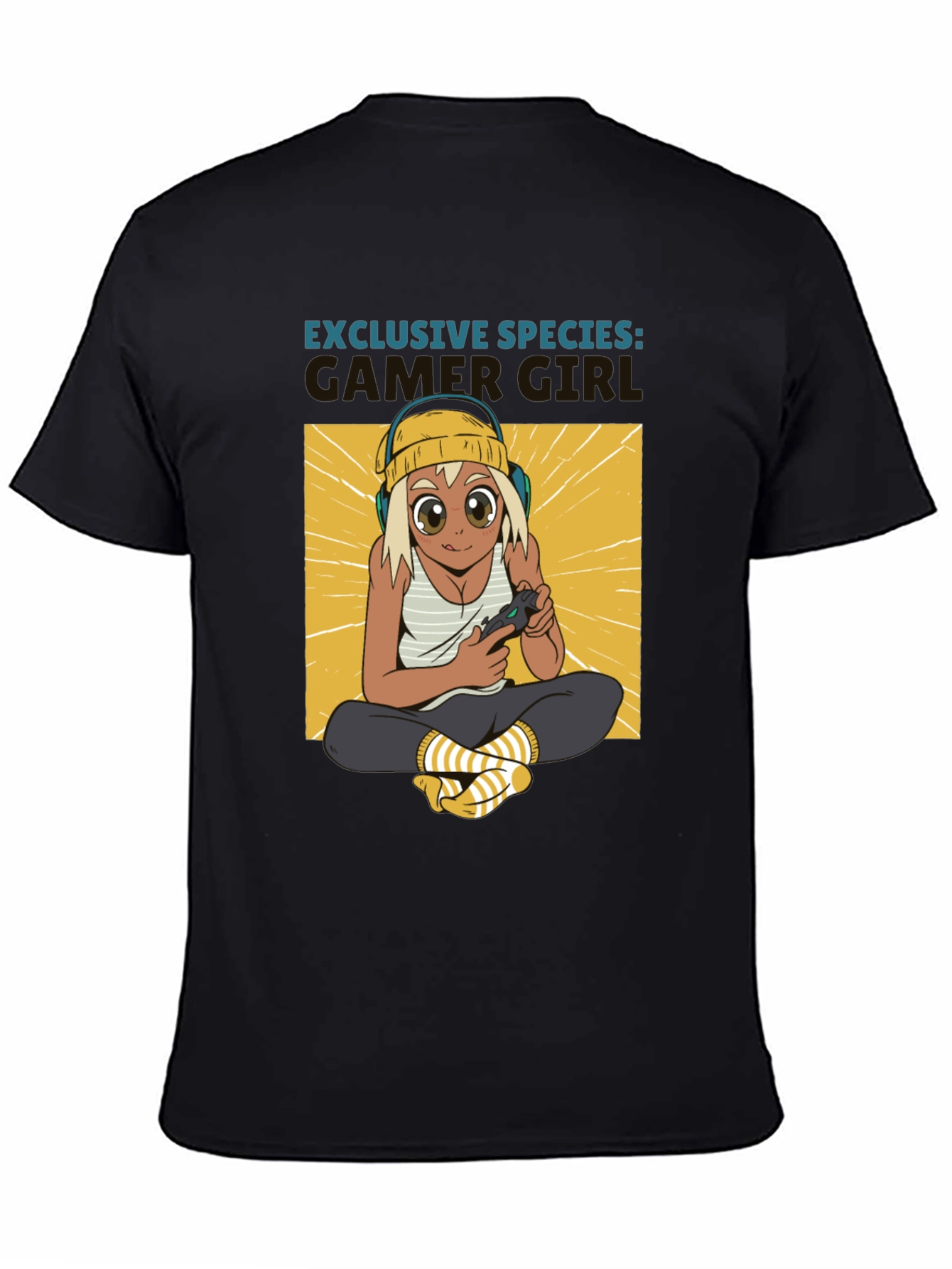 Gamer Girl Exclusive Species Black T-Shirt