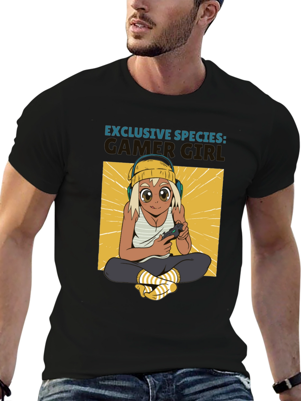 Gamer Girl Exclusive Species Black T-Shirt