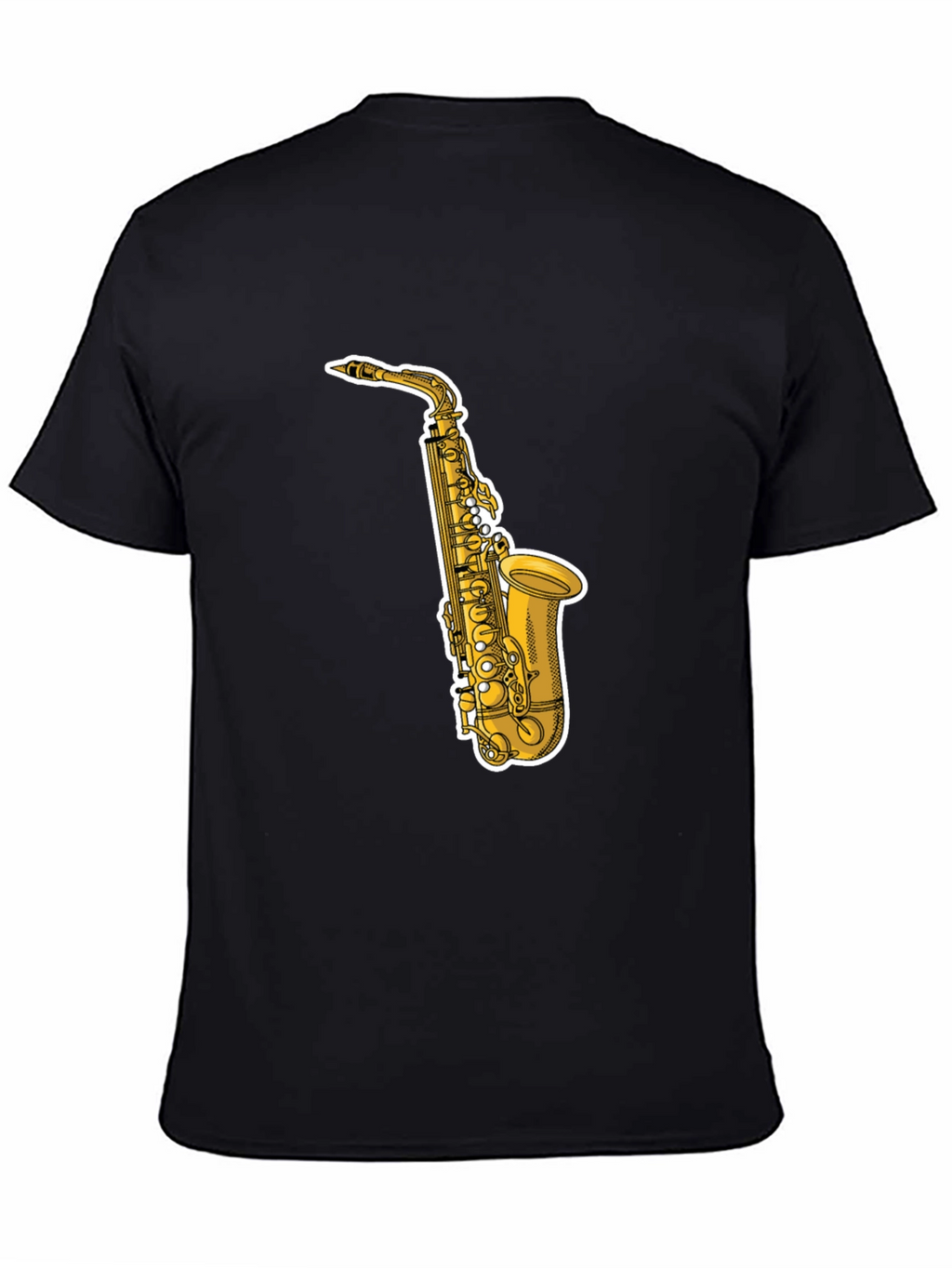 Saxophone Graphic Tee - Cool Musician T-Shirt