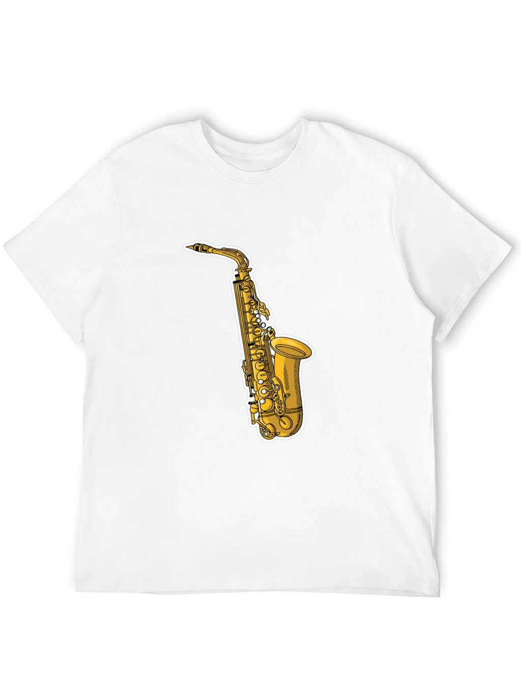 Saxophone Graphic Tee - Cool Musician T-Shirt