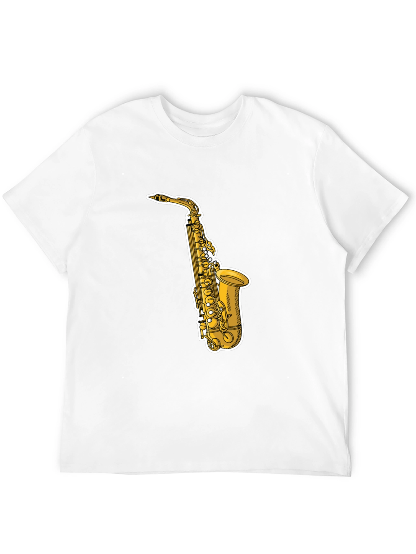 Saxophone Graphic Tee - Cool Musician T-Shirt