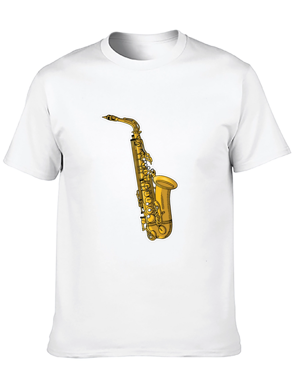 Saxophone Graphic Tee - Cool Musician T-Shirt