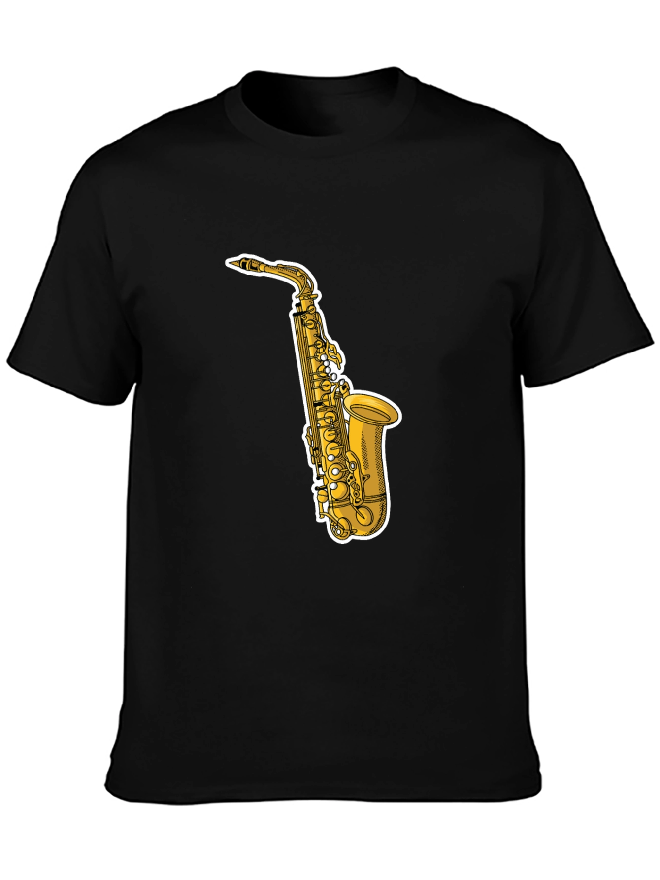 Saxophone Graphic Tee - Cool Musician T-Shirt