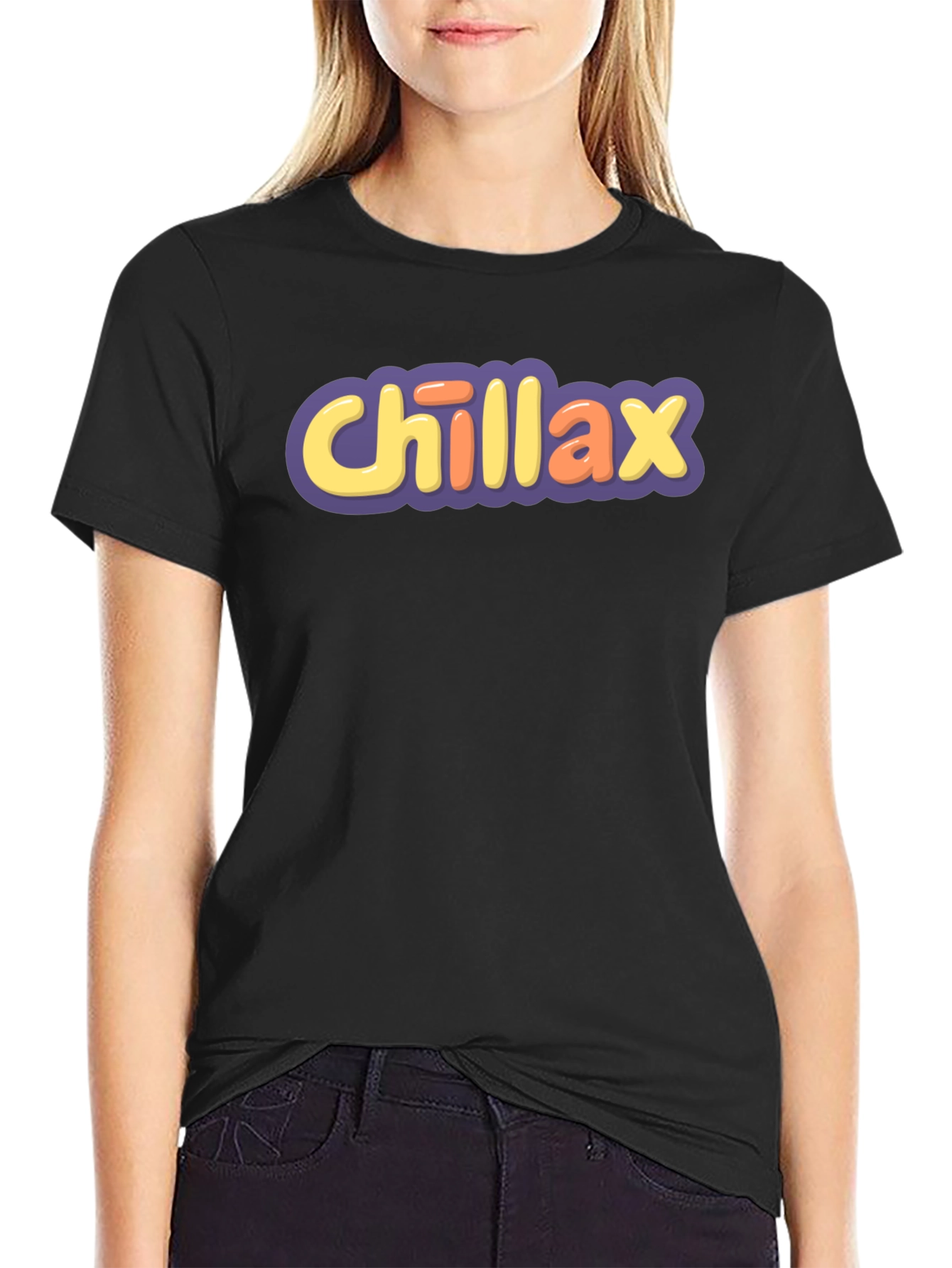 Chillax Graphic Tee - Comfy Relaxed Fit T-Shirt