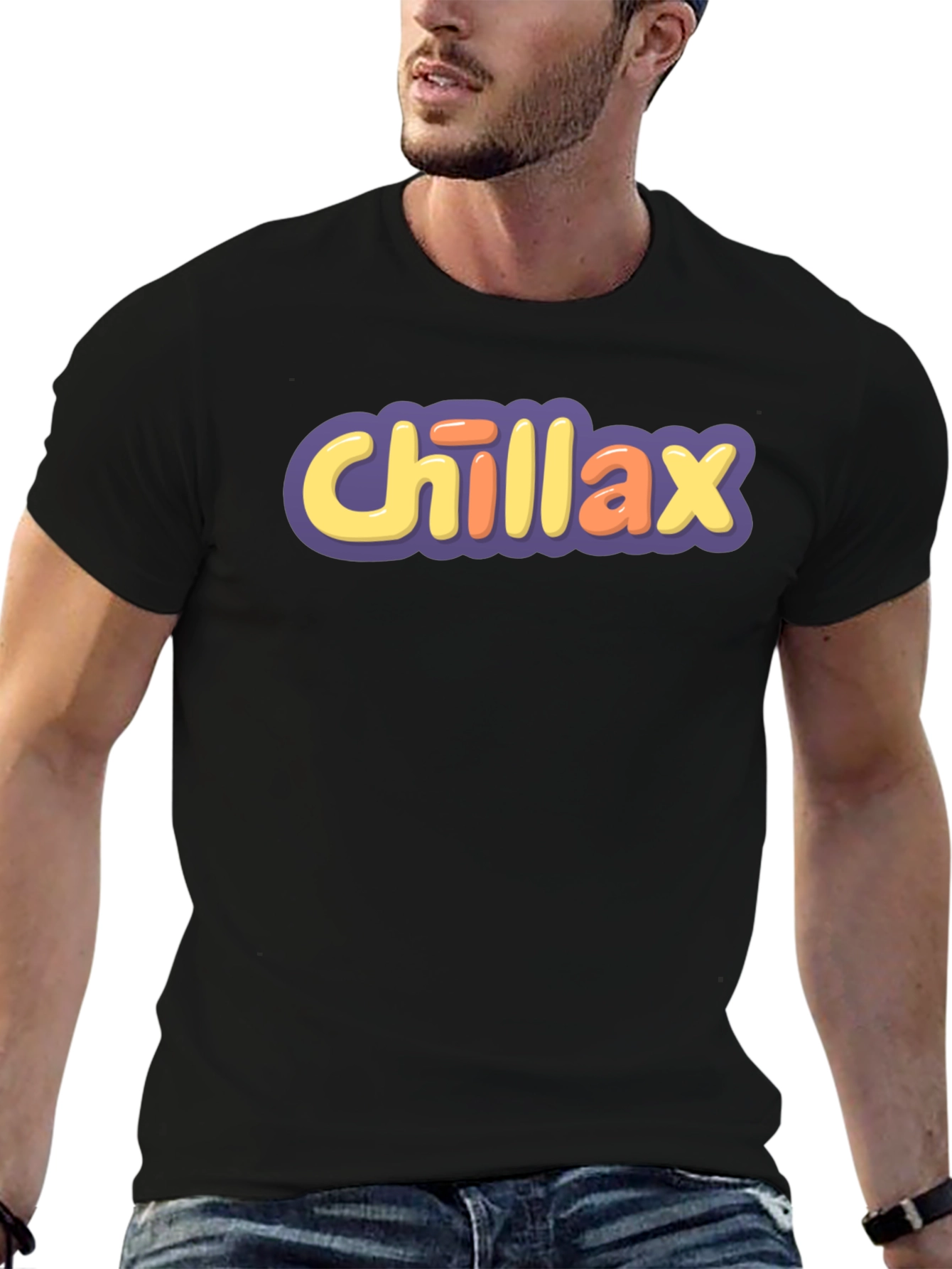 Chillax Graphic Tee - Comfy Relaxed Fit T-Shirt