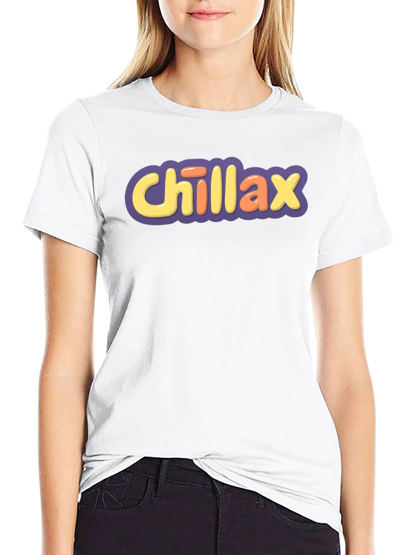 Chillax Graphic Tee - Comfy Relaxed Fit T-Shirt