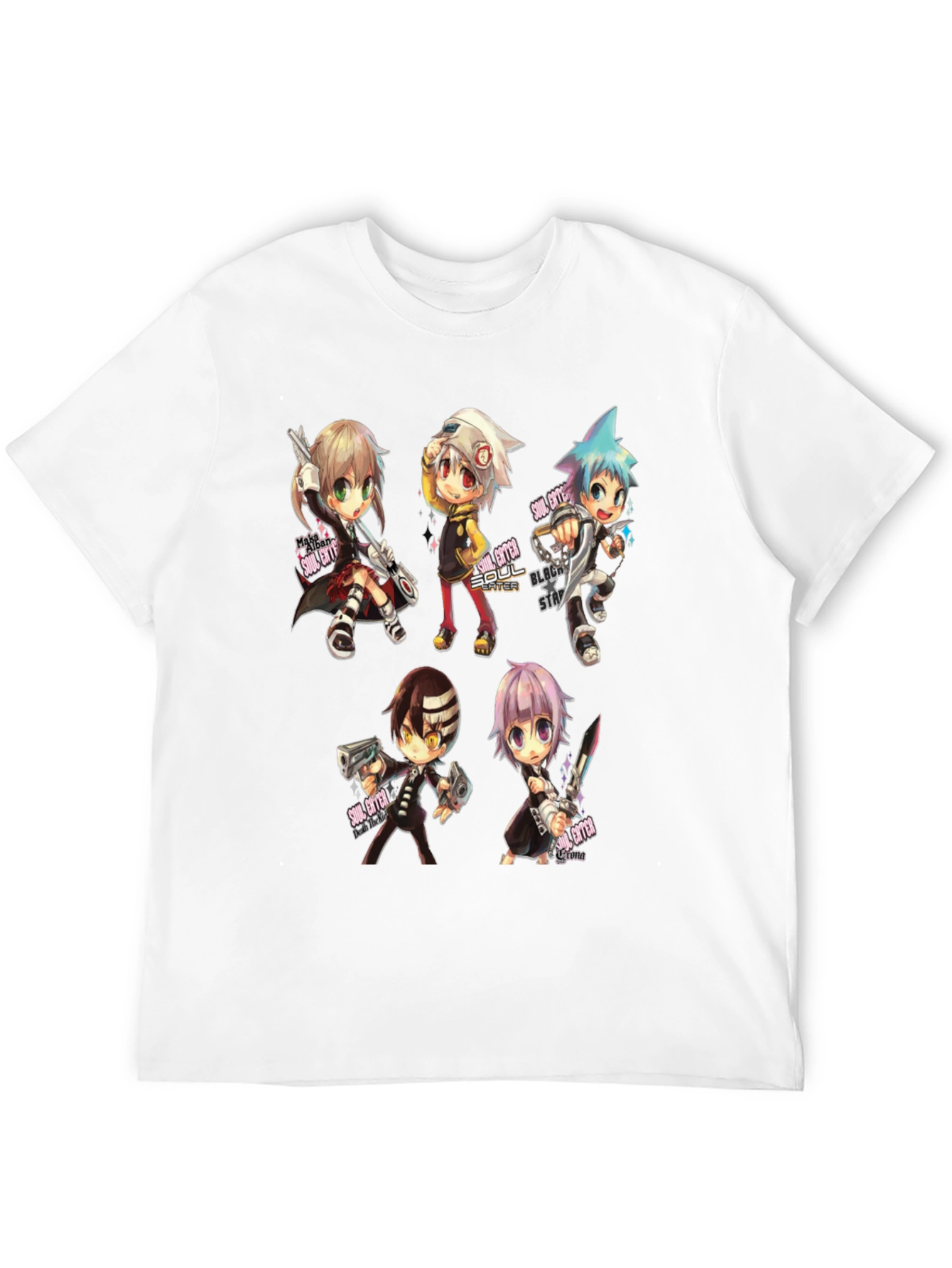 Soul Eater Anime Graphic Black T-Shirt