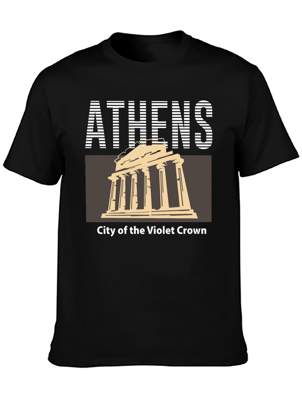 Athens Greece Temple Graphic T-Shirt