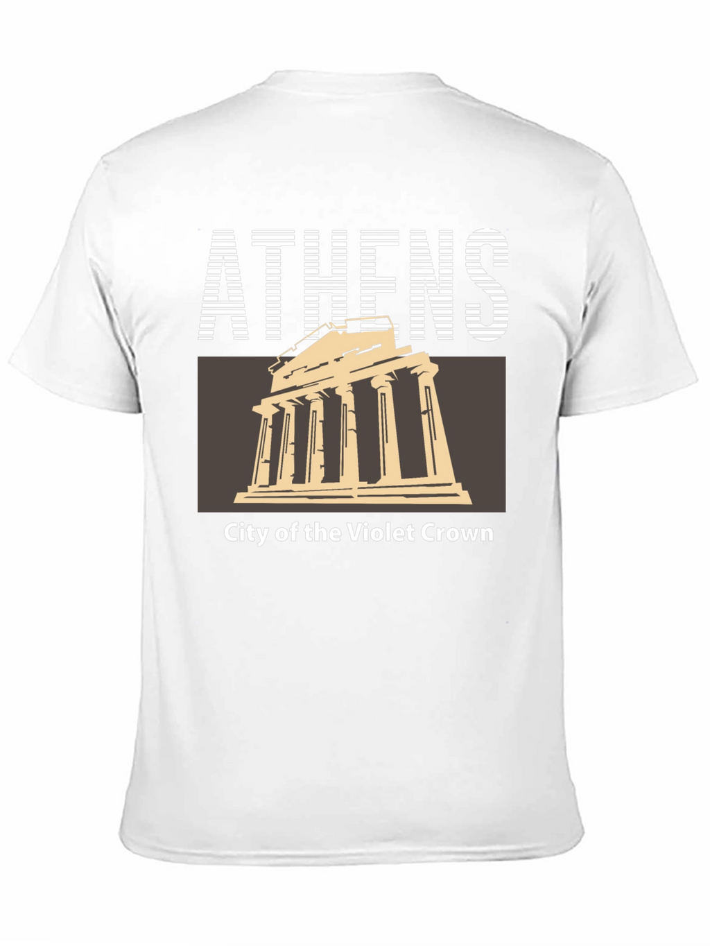 Athens Greece Temple Graphic T-Shirt