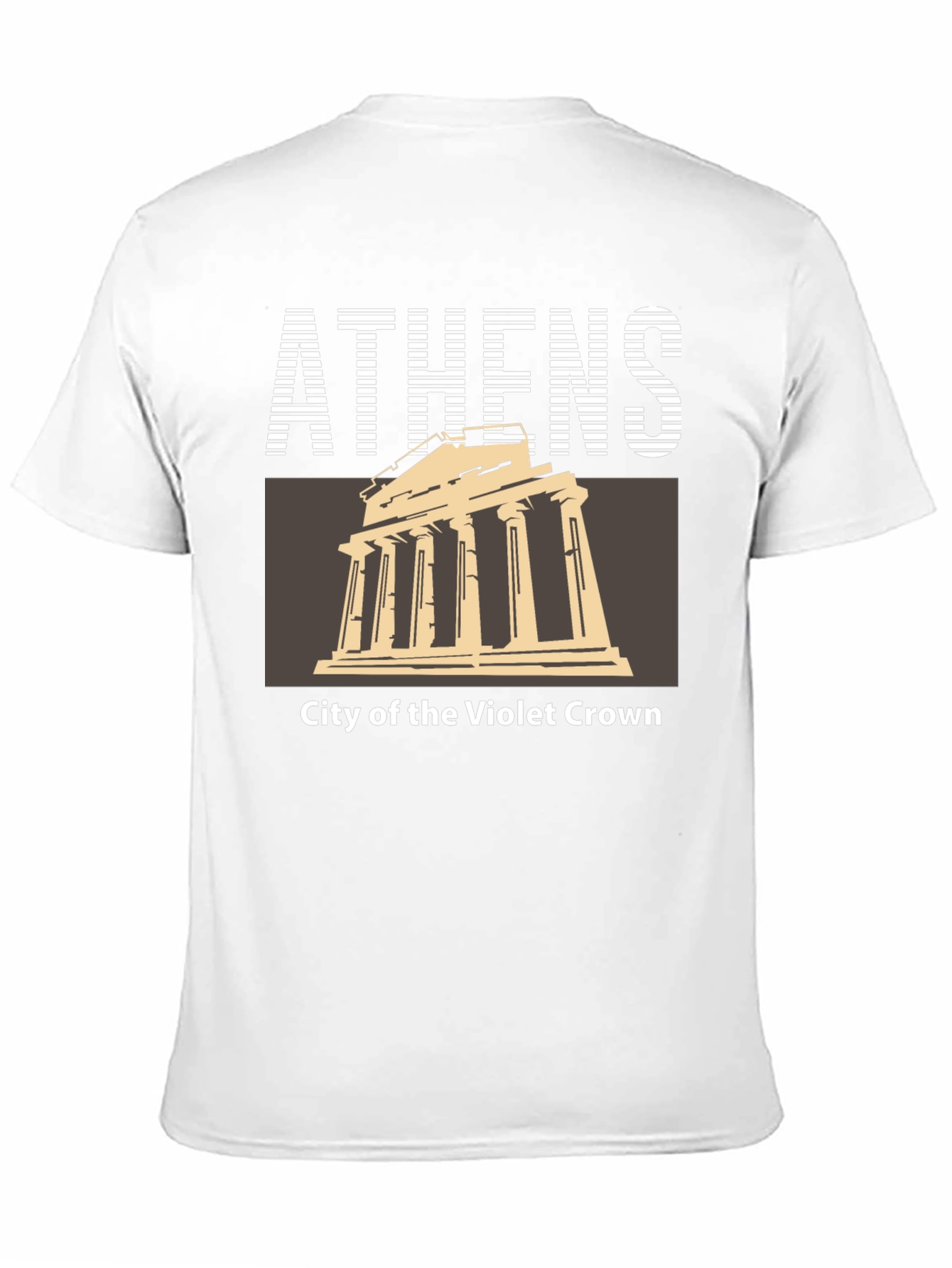 Athens Greece Temple Graphic T-Shirt