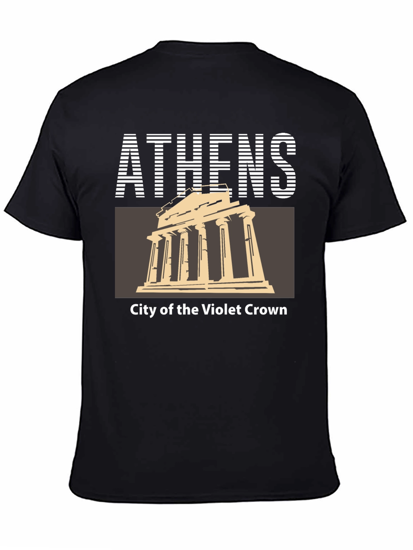 Athens Greece Temple Graphic T-Shirt