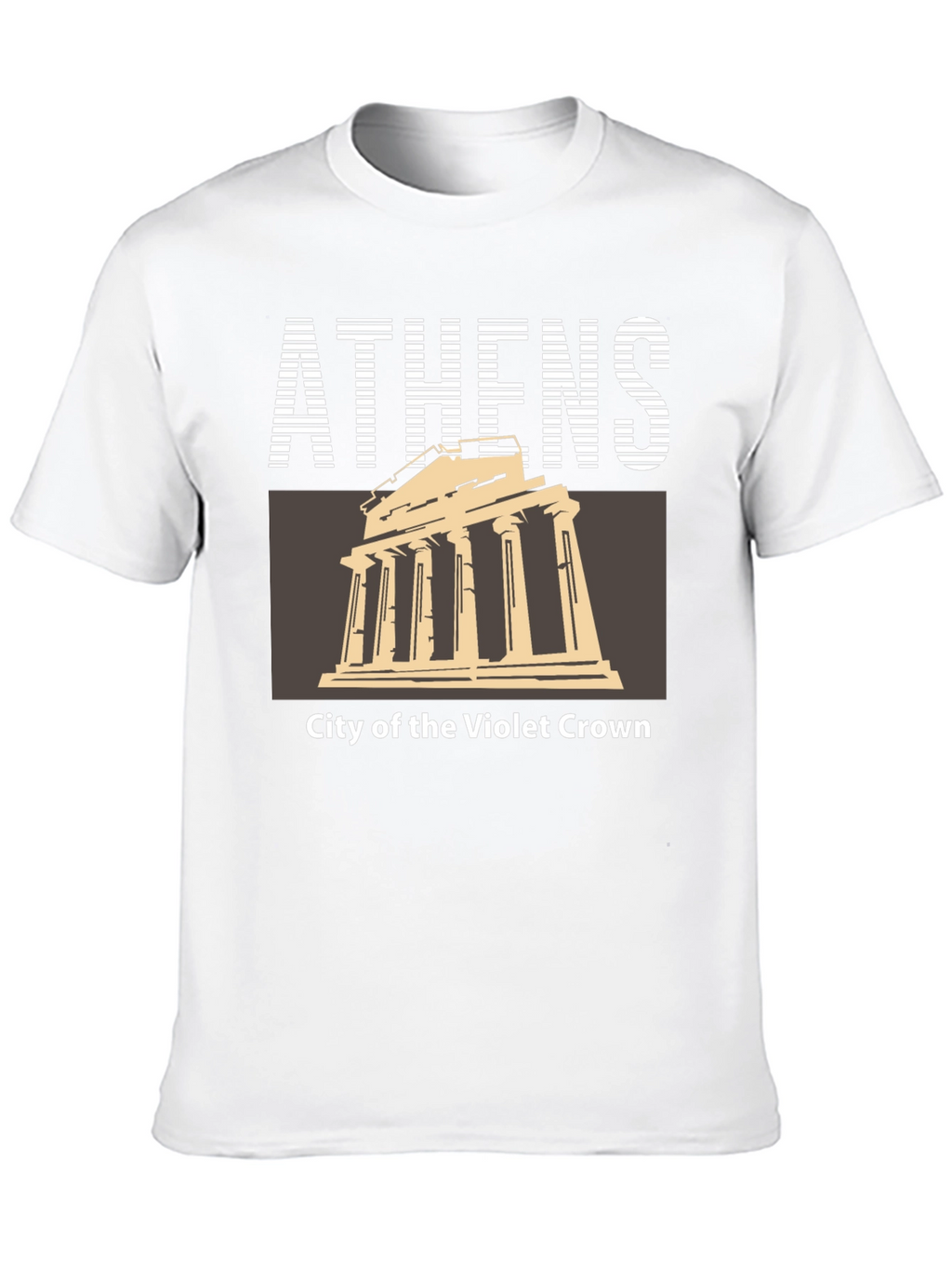 Athens Greece Temple Graphic T-Shirt