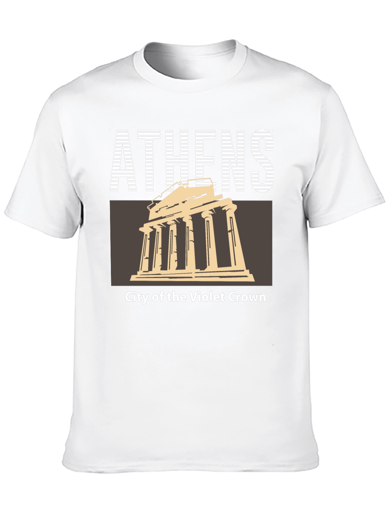 Athens Greece Temple Graphic T-Shirt