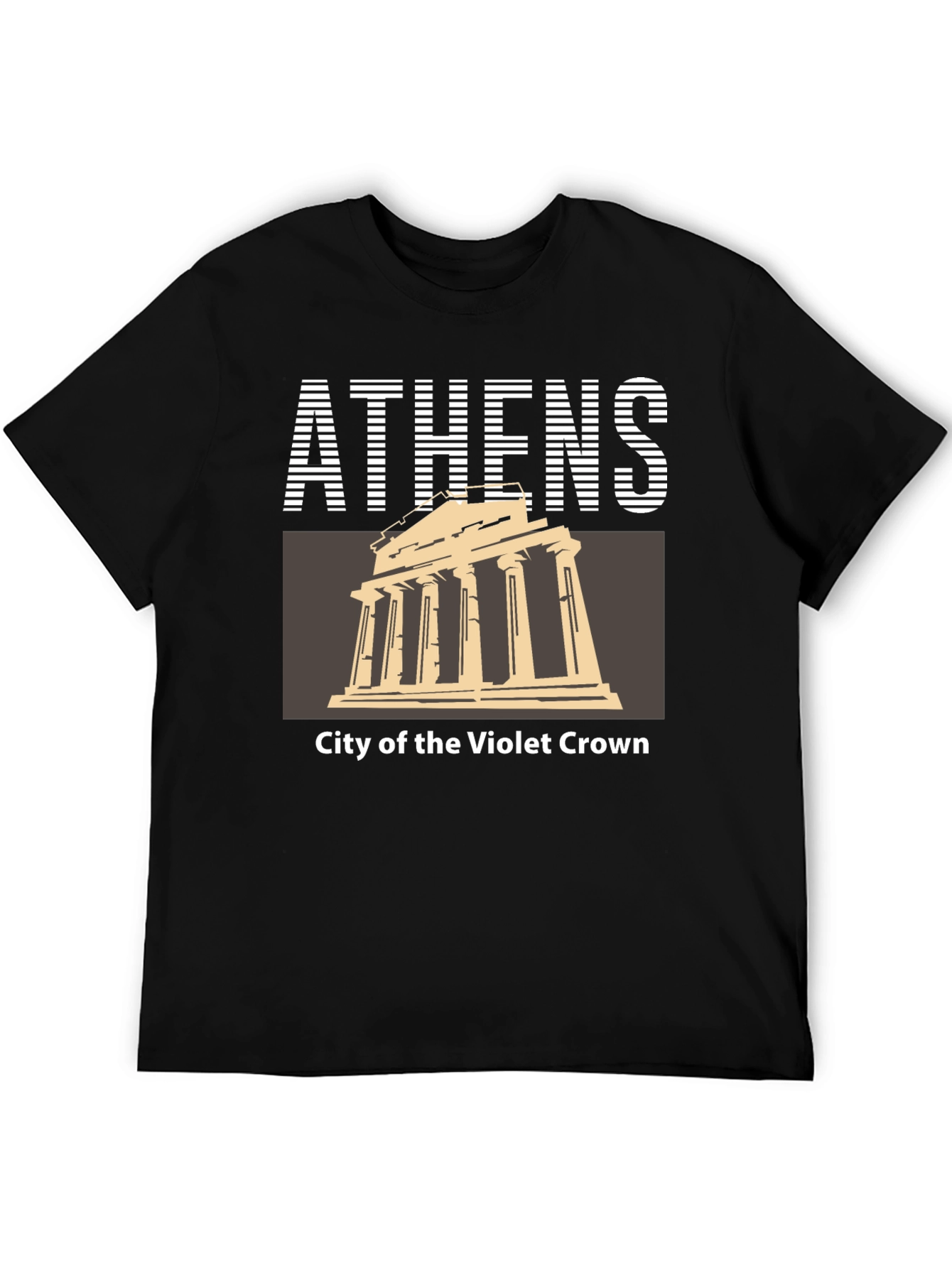 Athens Greece Temple Graphic T-Shirt