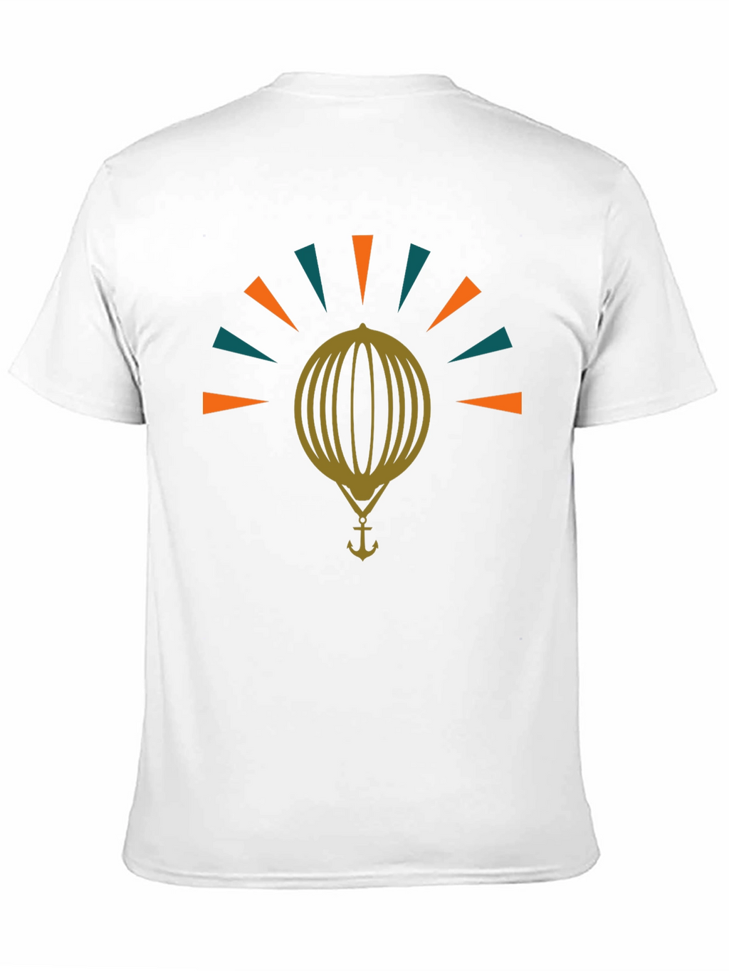 Retro Nautical Anchor Balloon Graphic Tee
