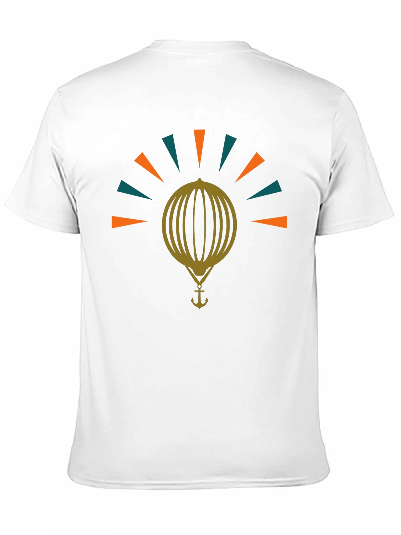 Retro Nautical Anchor Balloon Graphic Tee
