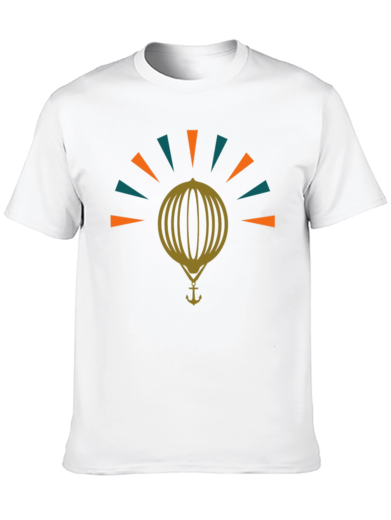 Retro Nautical Anchor Balloon Graphic Tee