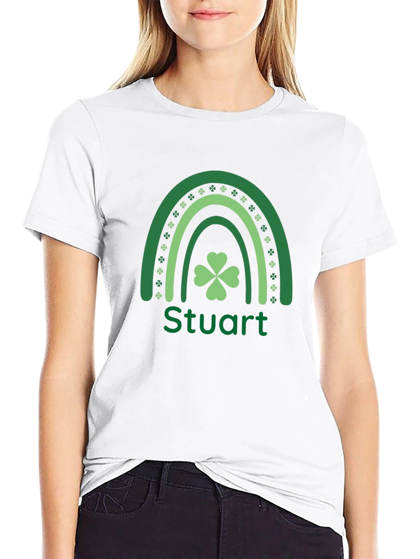 St. Patricks Day Stuart Rainbow T-Shirt