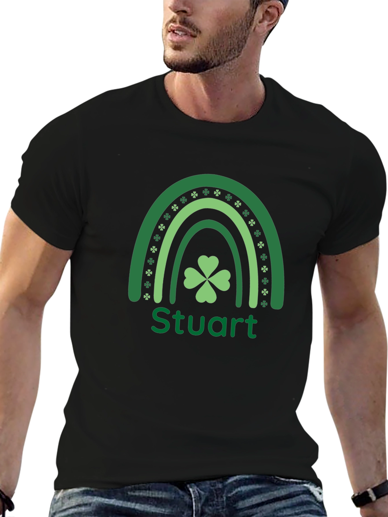St. Patricks Day Stuart Rainbow T-Shirt
