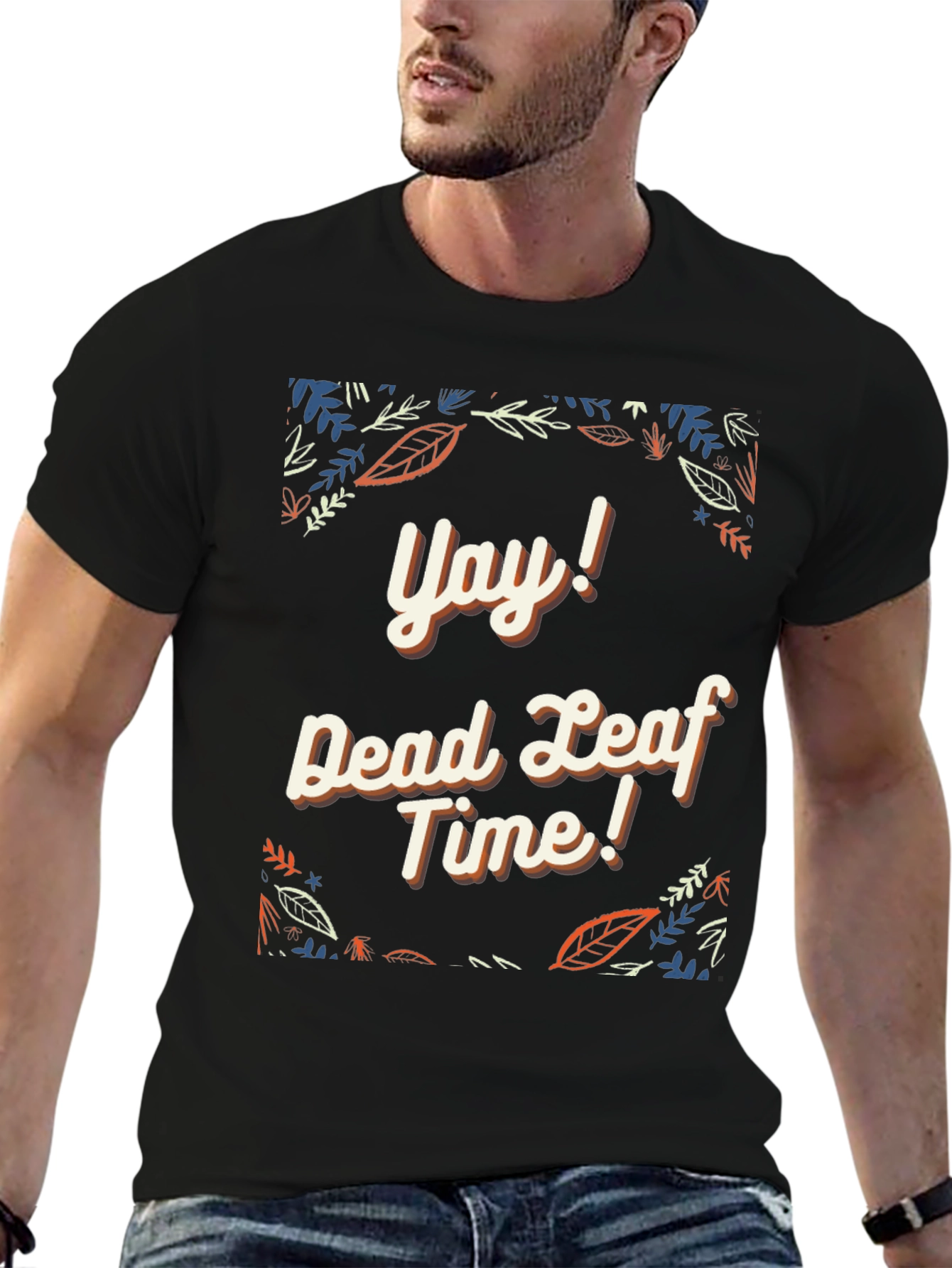 Yay! Dead Leaf Time Graphic Tee