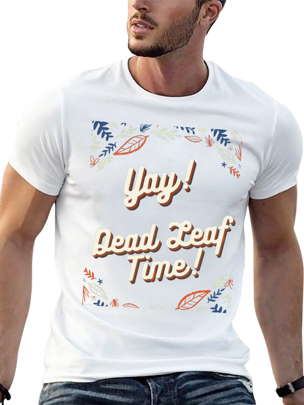 Yay! Dead Leaf Time Graphic Tee