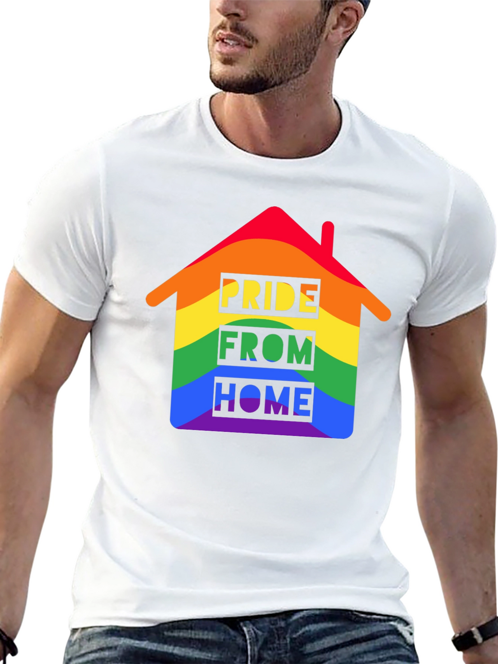 Pride From Home Graphic T-Shirt