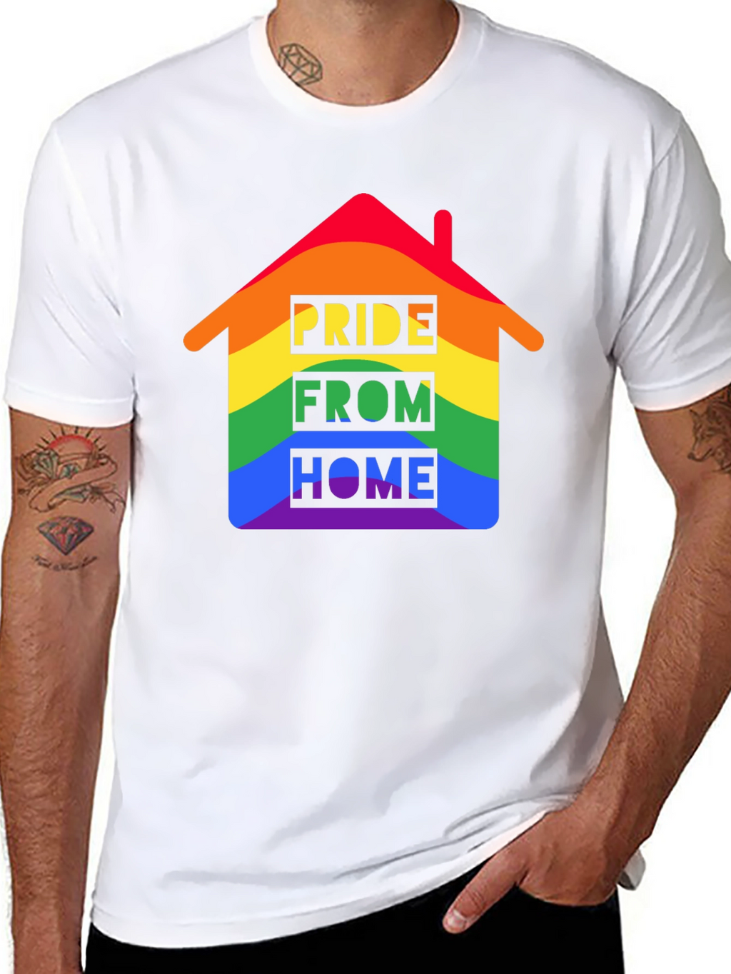 Pride From Home Graphic T-Shirt