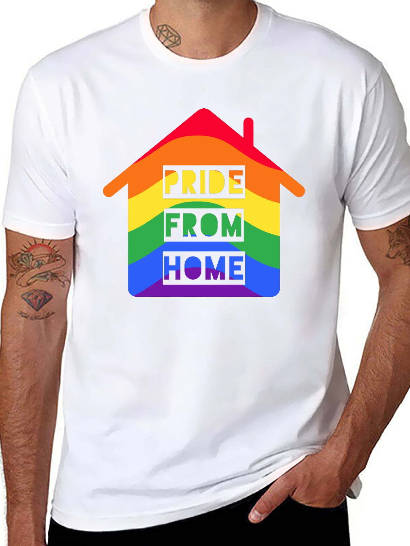 Pride From Home Graphic T-Shirt