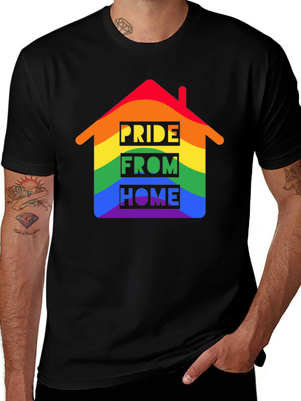 Pride From Home Graphic T-Shirt