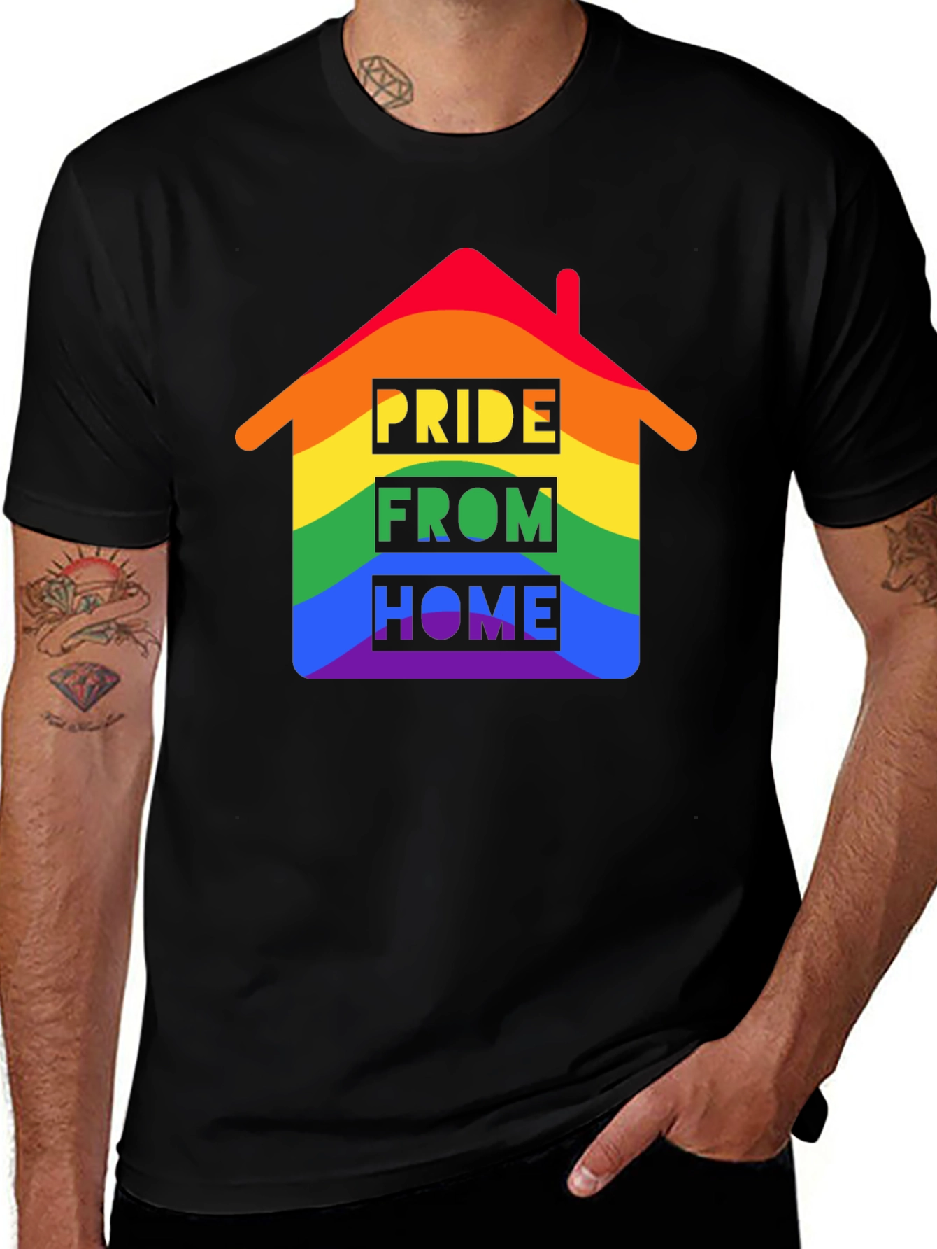 Pride From Home Graphic T-Shirt