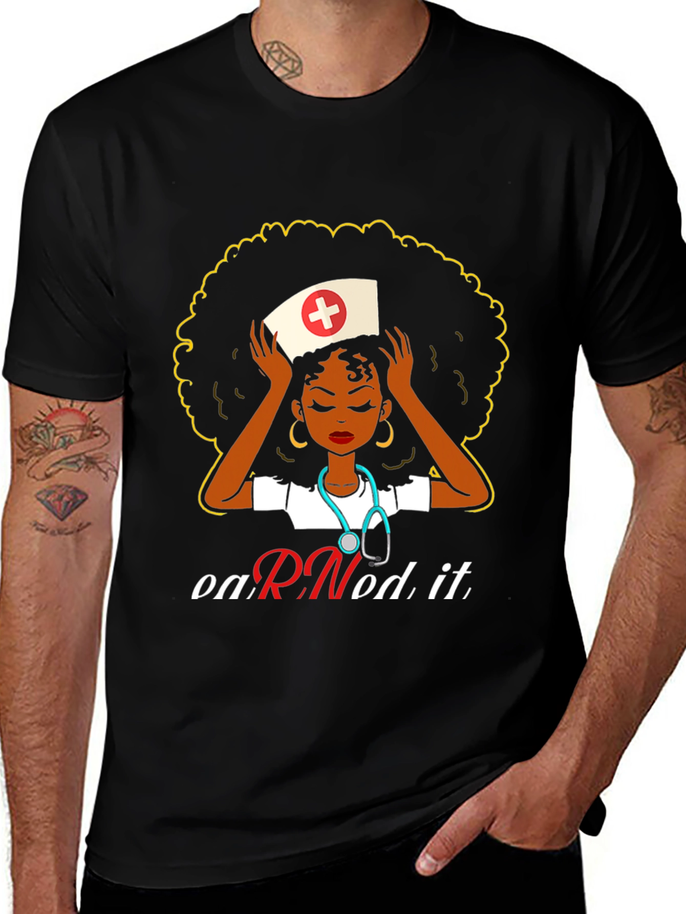 RN Nurse T-Shirt - Nursing Hero Tee