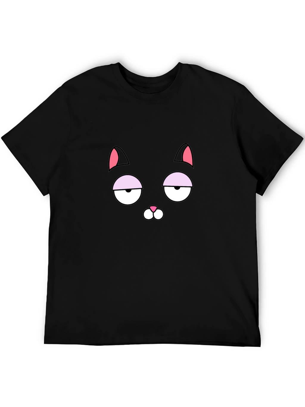 Sarcastic Black Cat Graphic Tee - Unisex