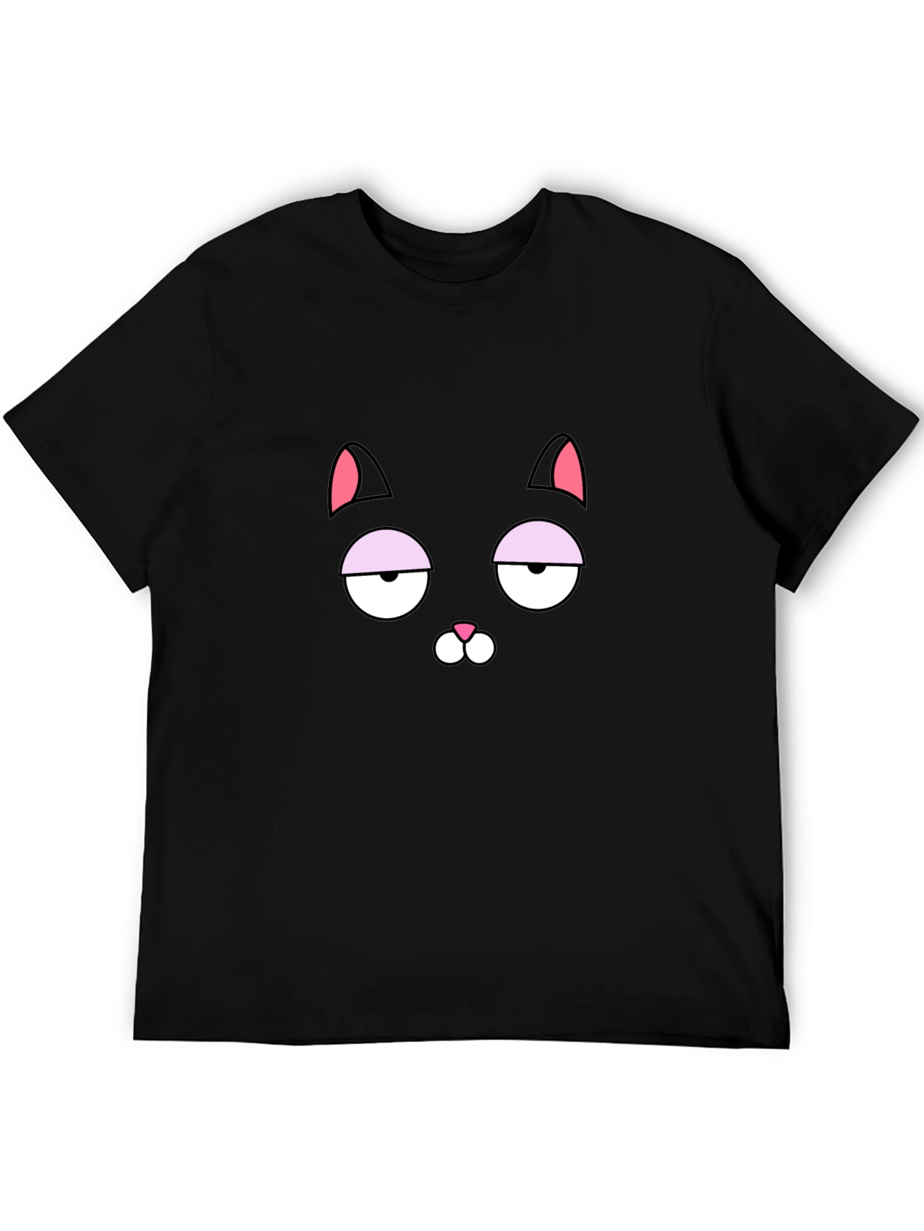 Sarcastic Black Cat Graphic Tee - Unisex